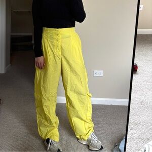 Free People Movement Bright Yellow Women's Pants